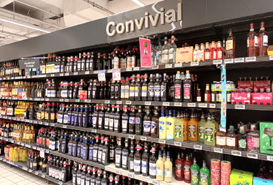 Consommation : L’alcool en bonne place dans les supermarchés